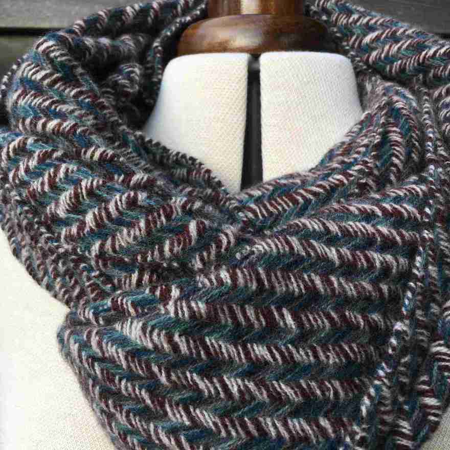 Commissioned scarf lambswool