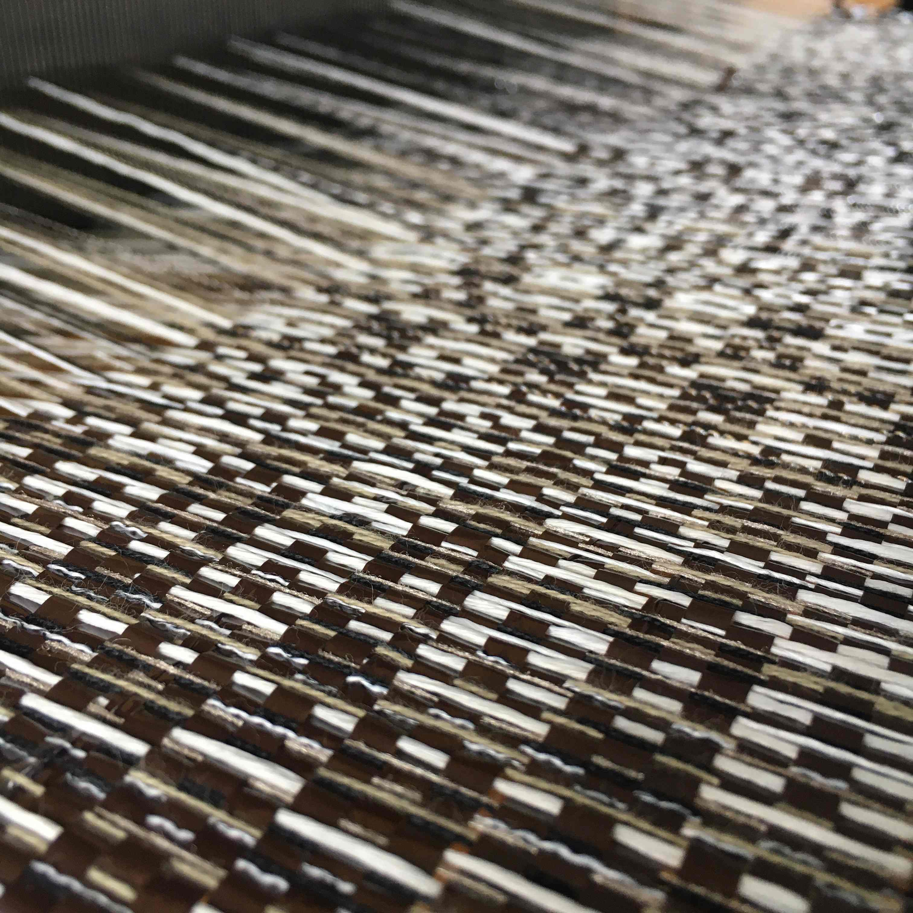 Handwoven repurposed material