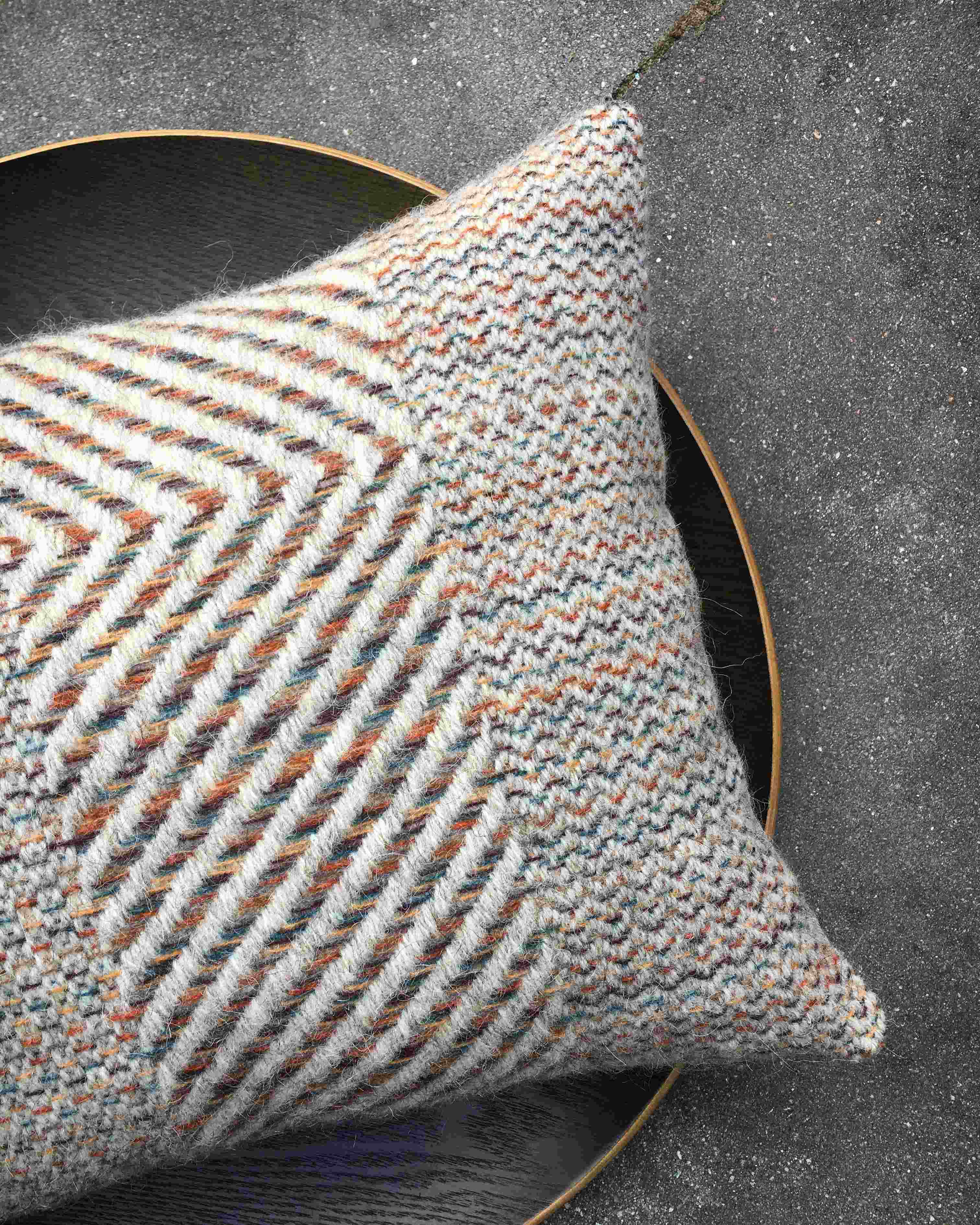 Handwoven cushion detail