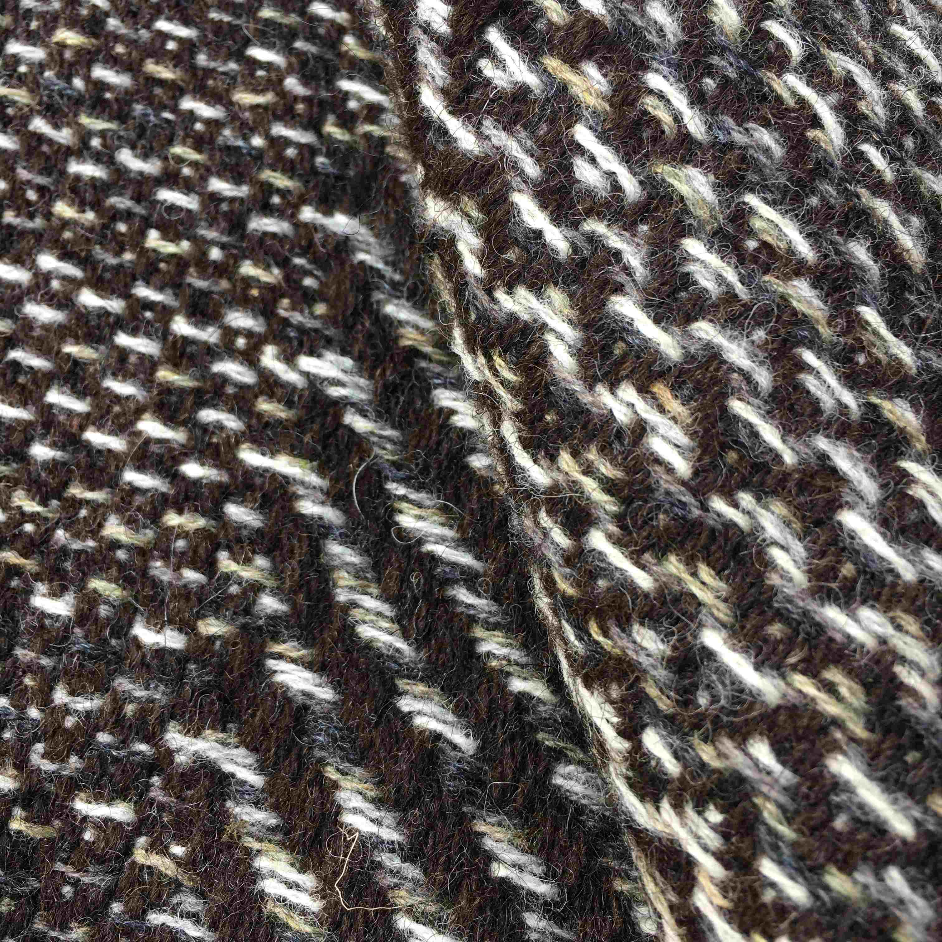 New palette handwoven wool browns and ecru