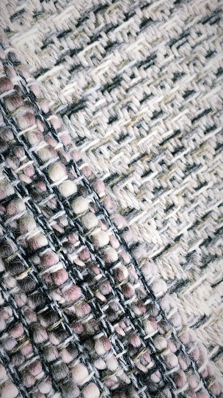 Handwoven sample fabric detail