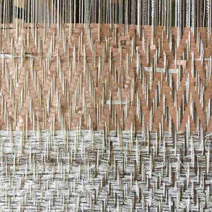 Twill paper weave