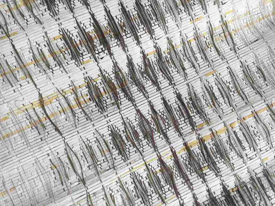 Honeycomb woven paper map