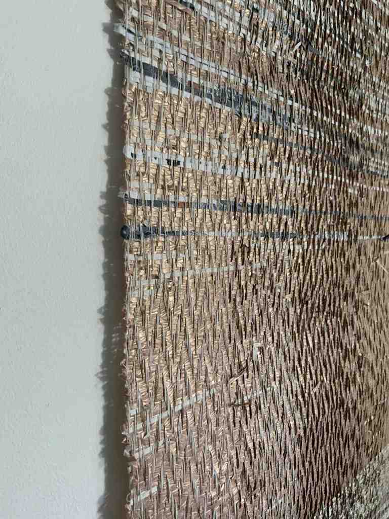 Woven textured paper