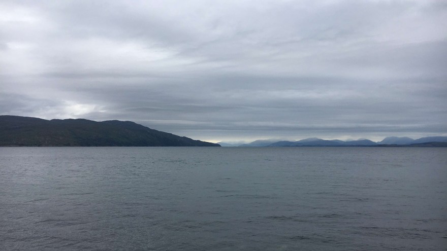 Towards the mainland from Mull