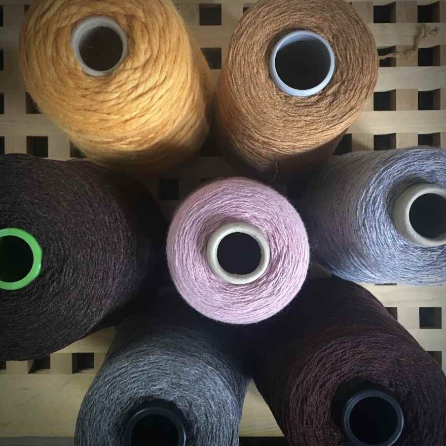 Lambswool, ecological wool and alpaca