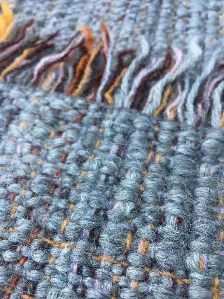 Ecological wool sample fabric grey