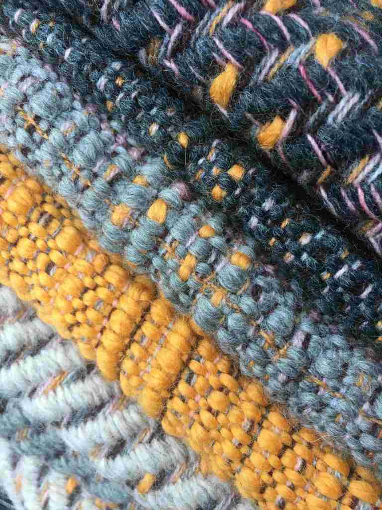 Ecological wool sample fabrics