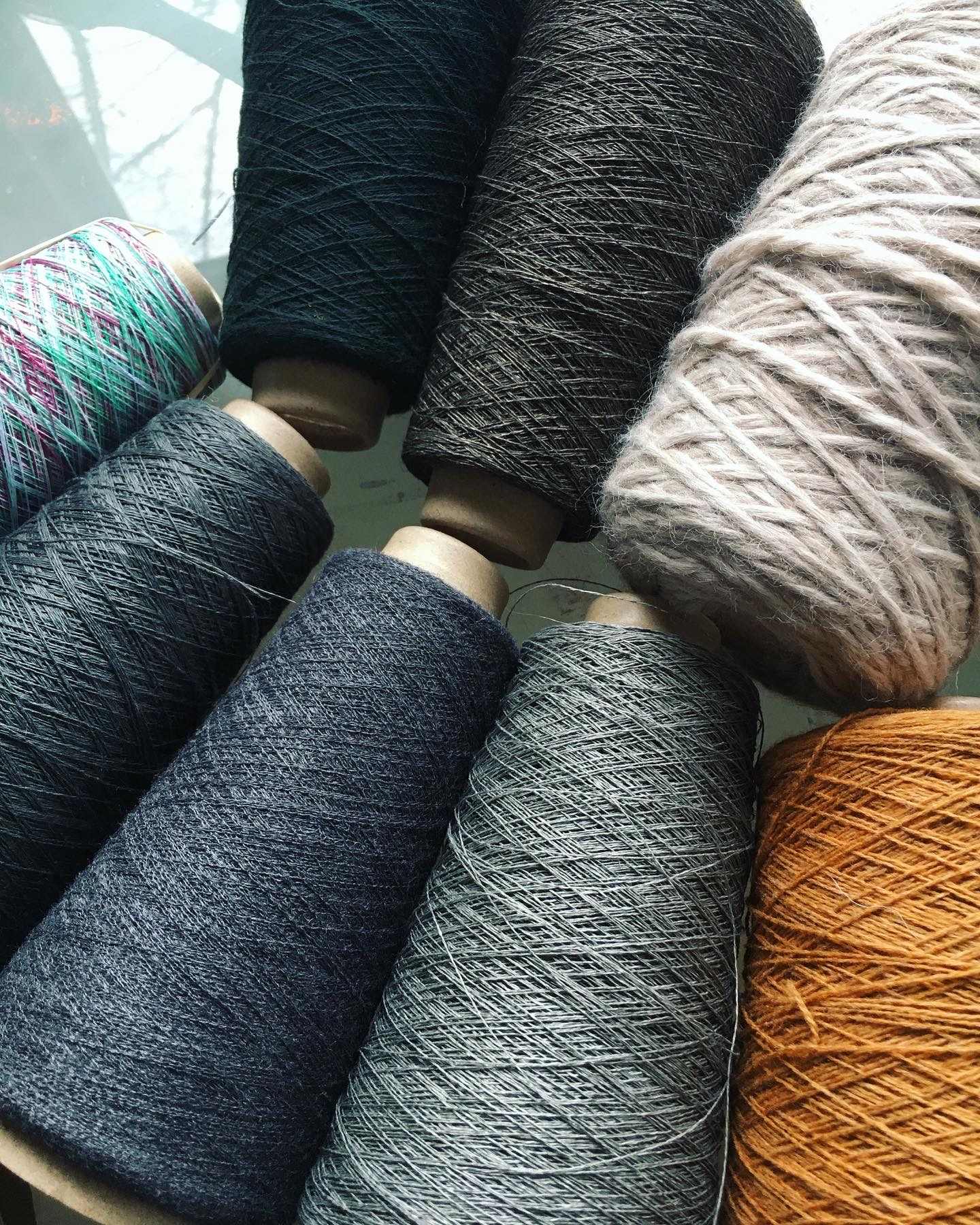 Hemp yarn from Uppingham Yarns