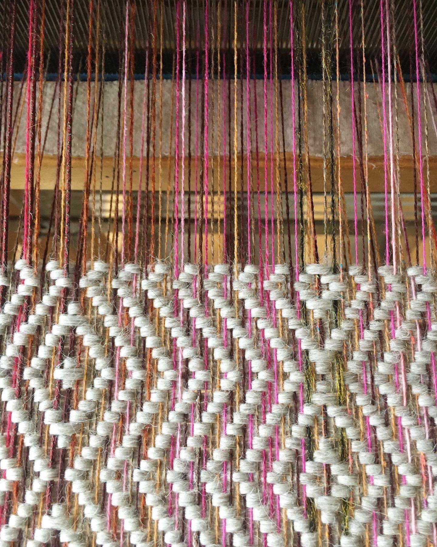 Latest warp on the loom