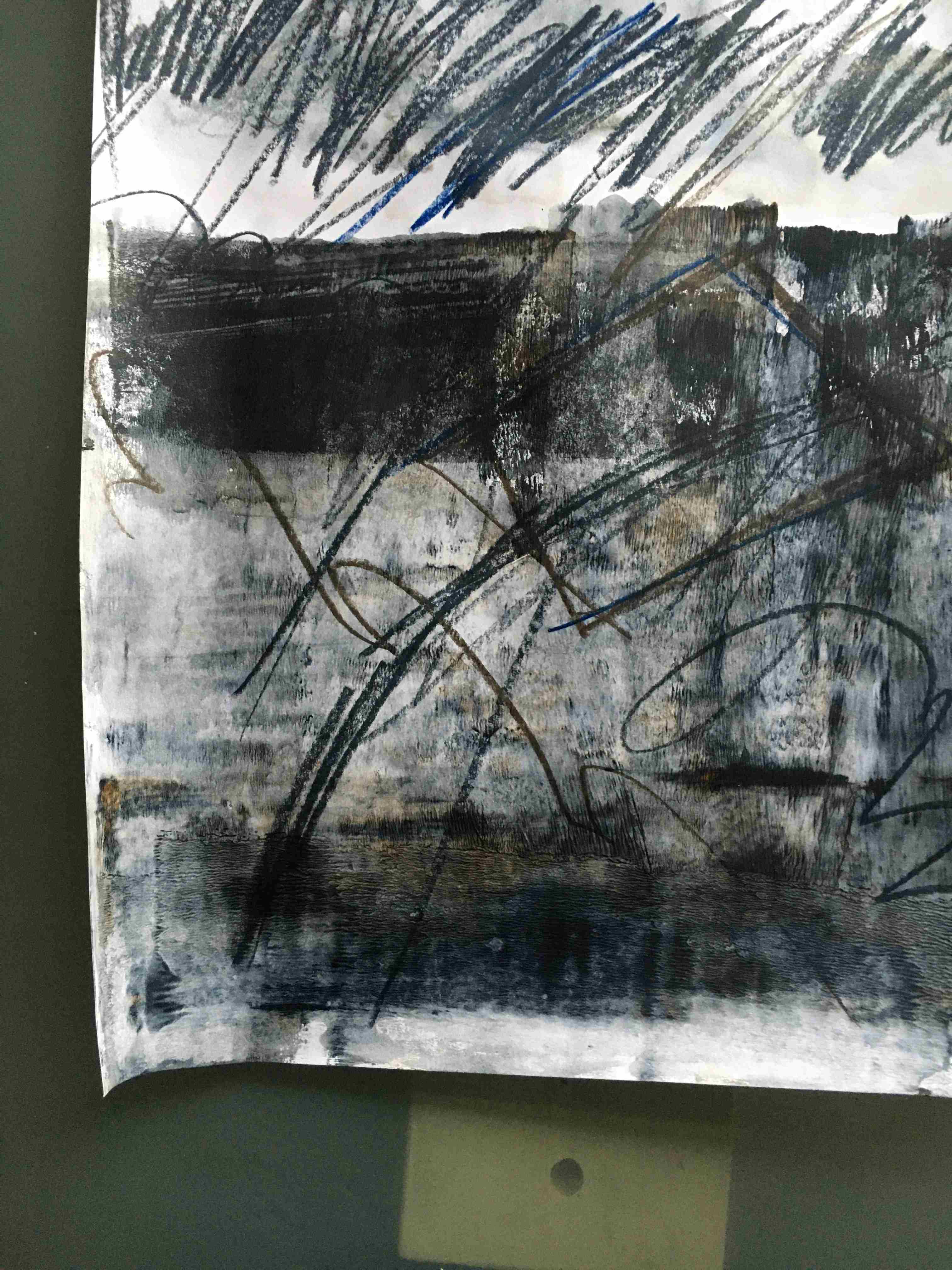 Mark making monoprint