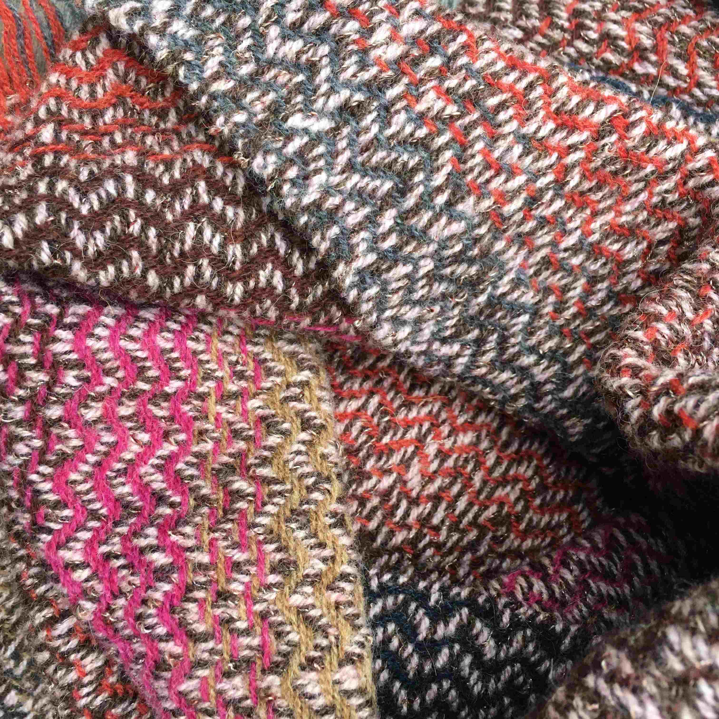 Scarf inspired by dogwood