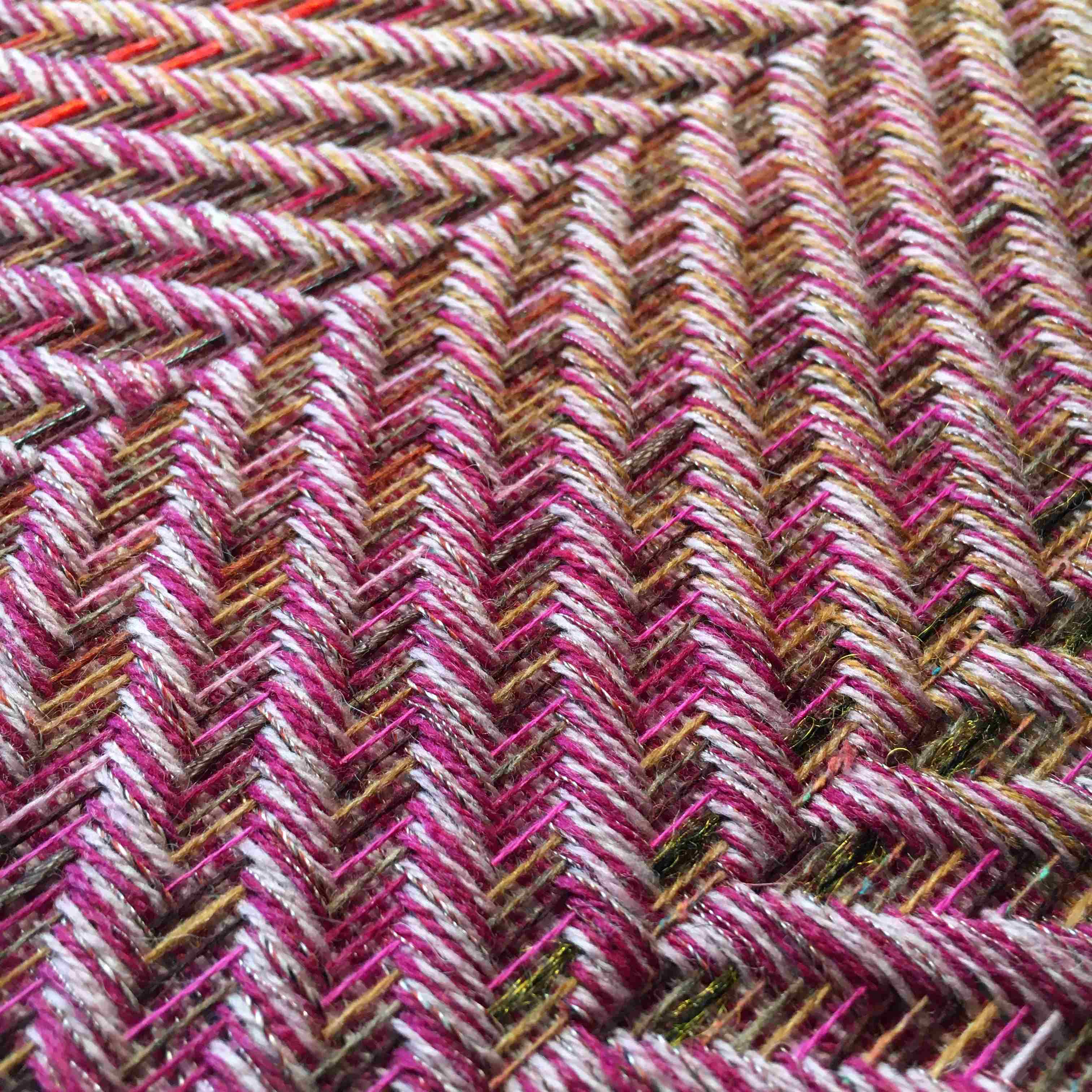 Twill on loom