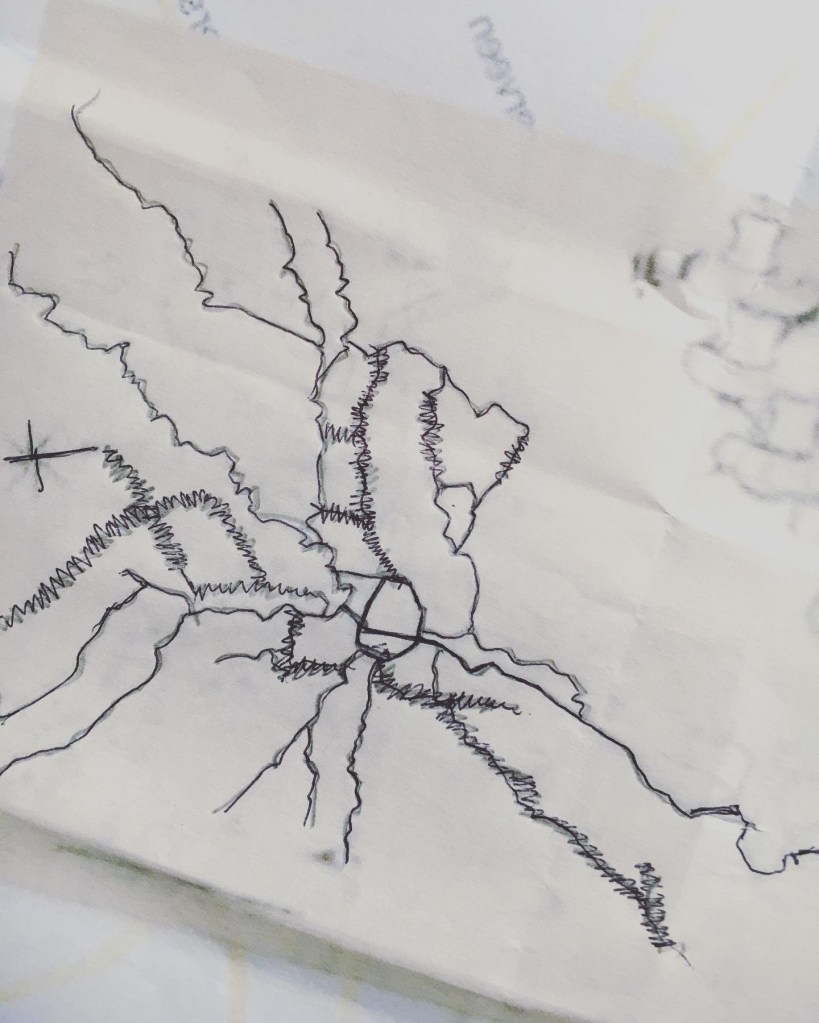 Amersfoort map abstracted