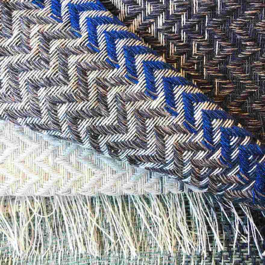 Detail of cushion fabric