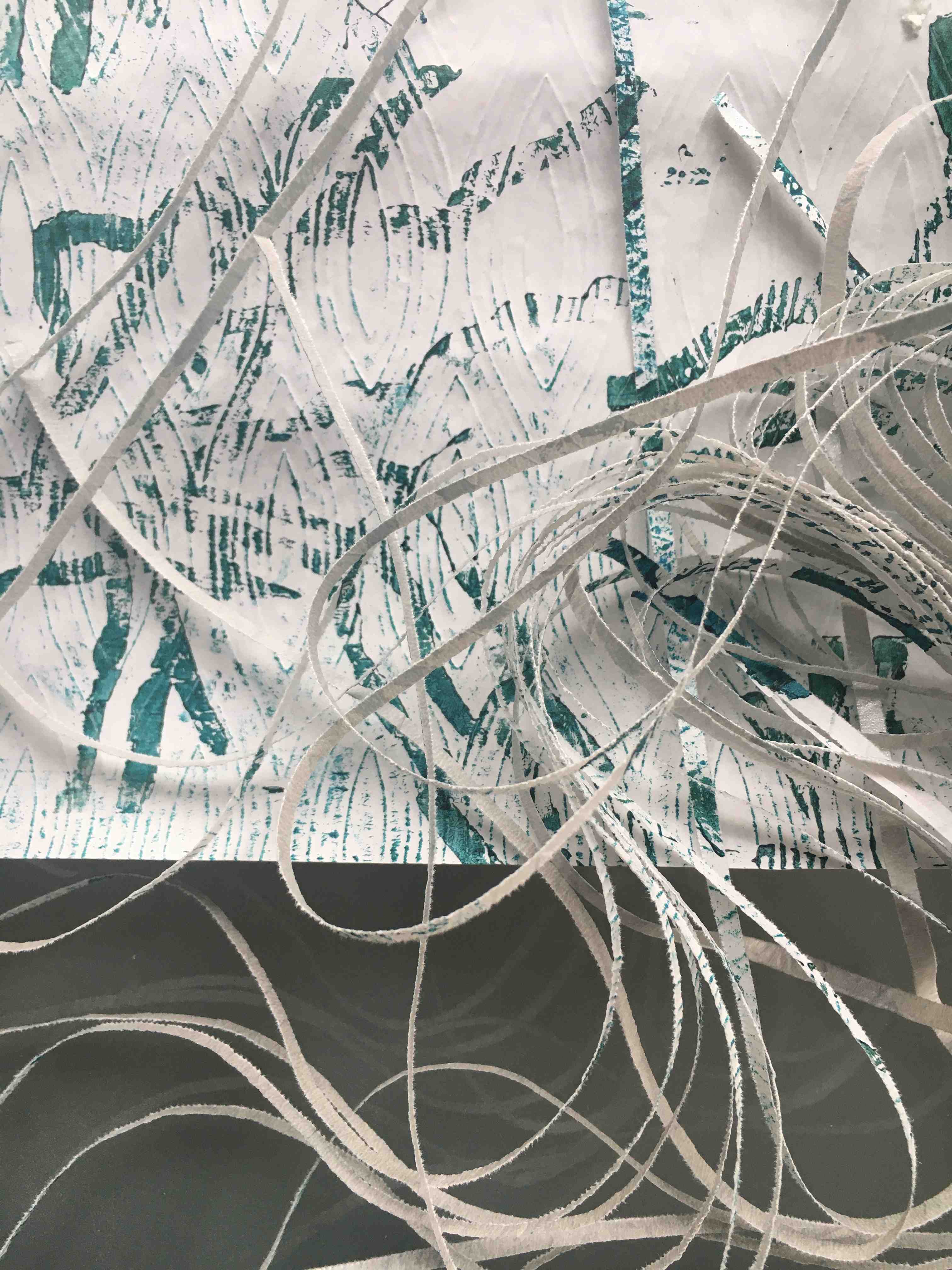 Bock printed paper shredded