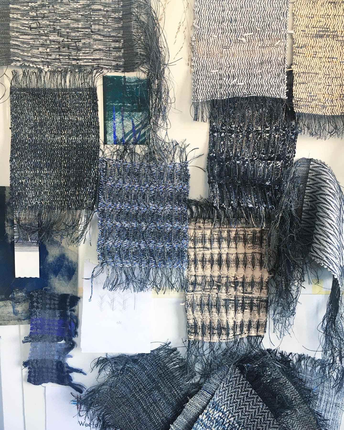 Samples on moodboard