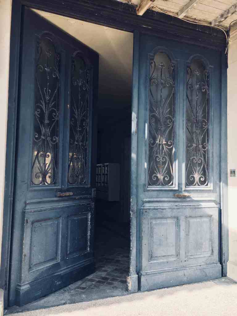 Weathered doors at Luc sur Mer