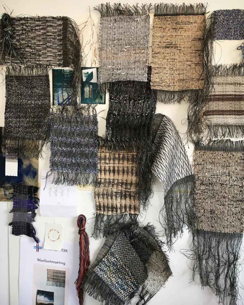 Woven samples for zeven x weven