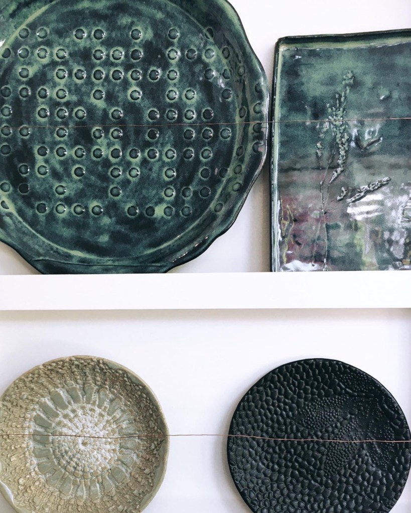 Tess Keramiek handthrown glazed plates