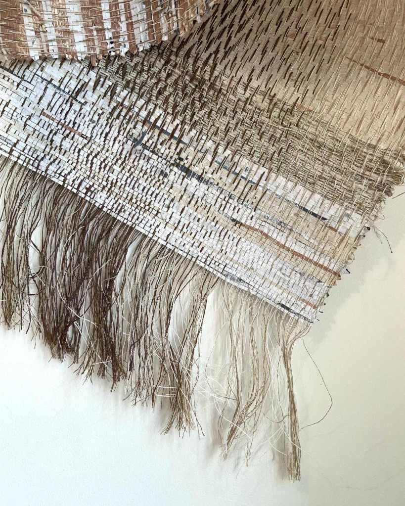 Paper weaving detail