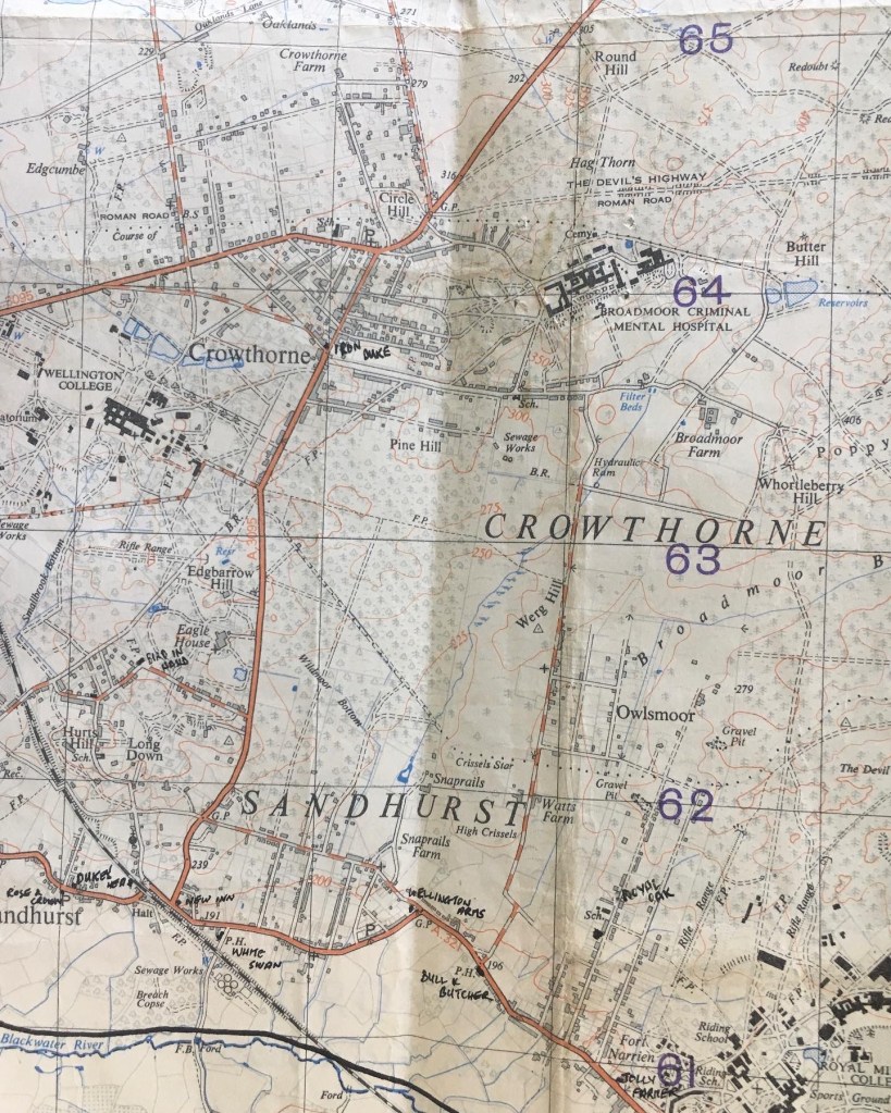 Vintage map as inspiration