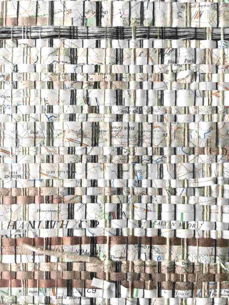 Malham cove tabby weave detail