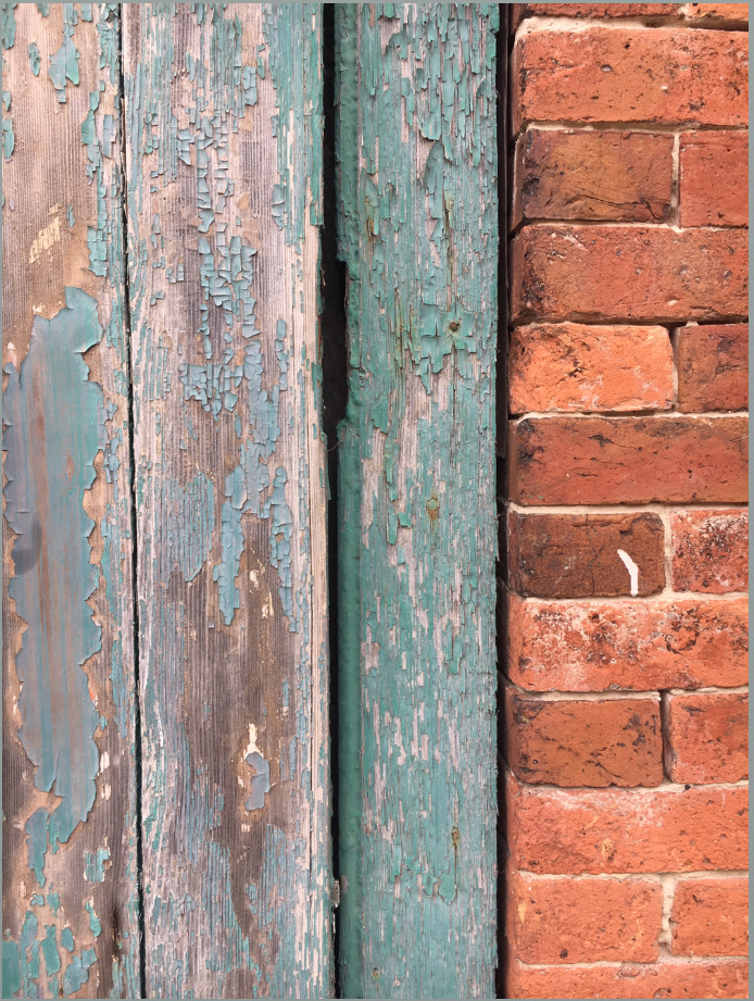 Distressed door at Calke Abbey, Derbyshire