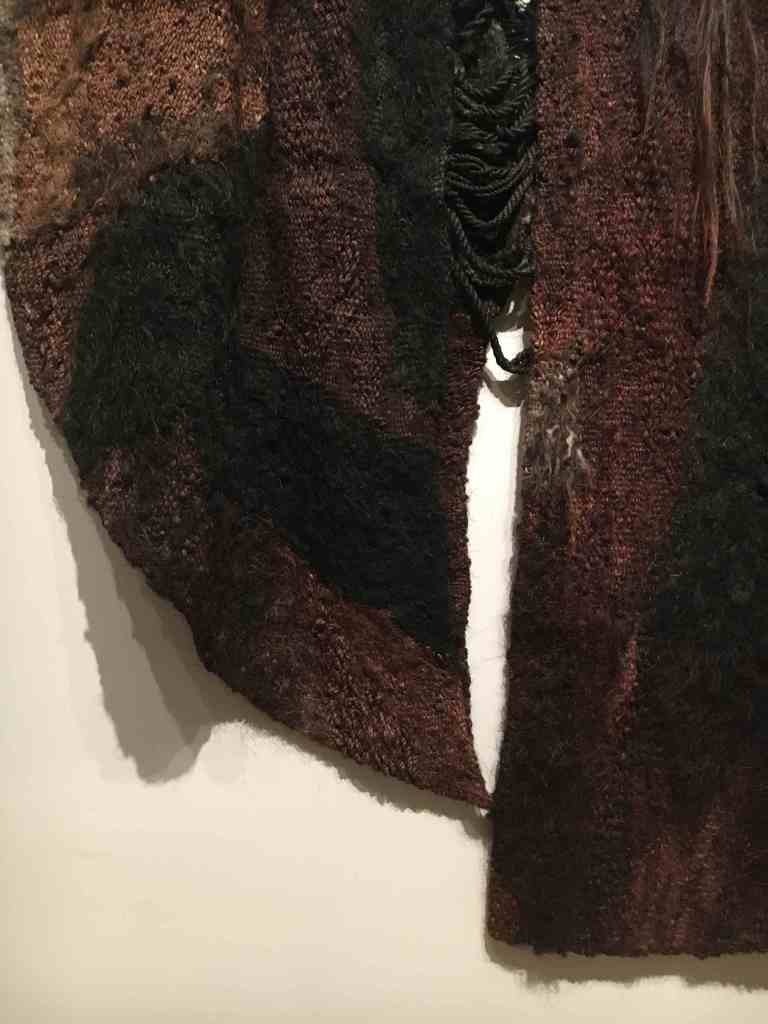 Magdenlena Abakanowicz detail large wallhanging