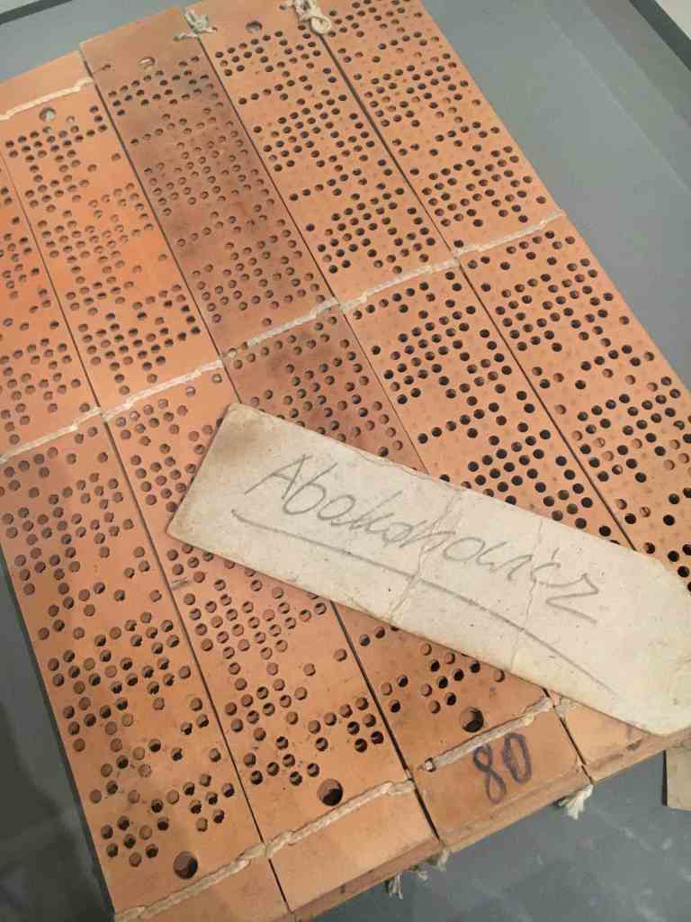 Magdenlena Abakanowicz jacquard punchcard
