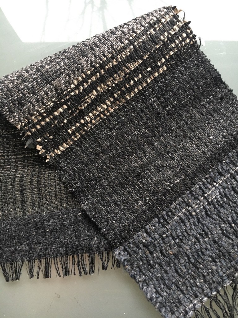 Black wabi sabi sample piece