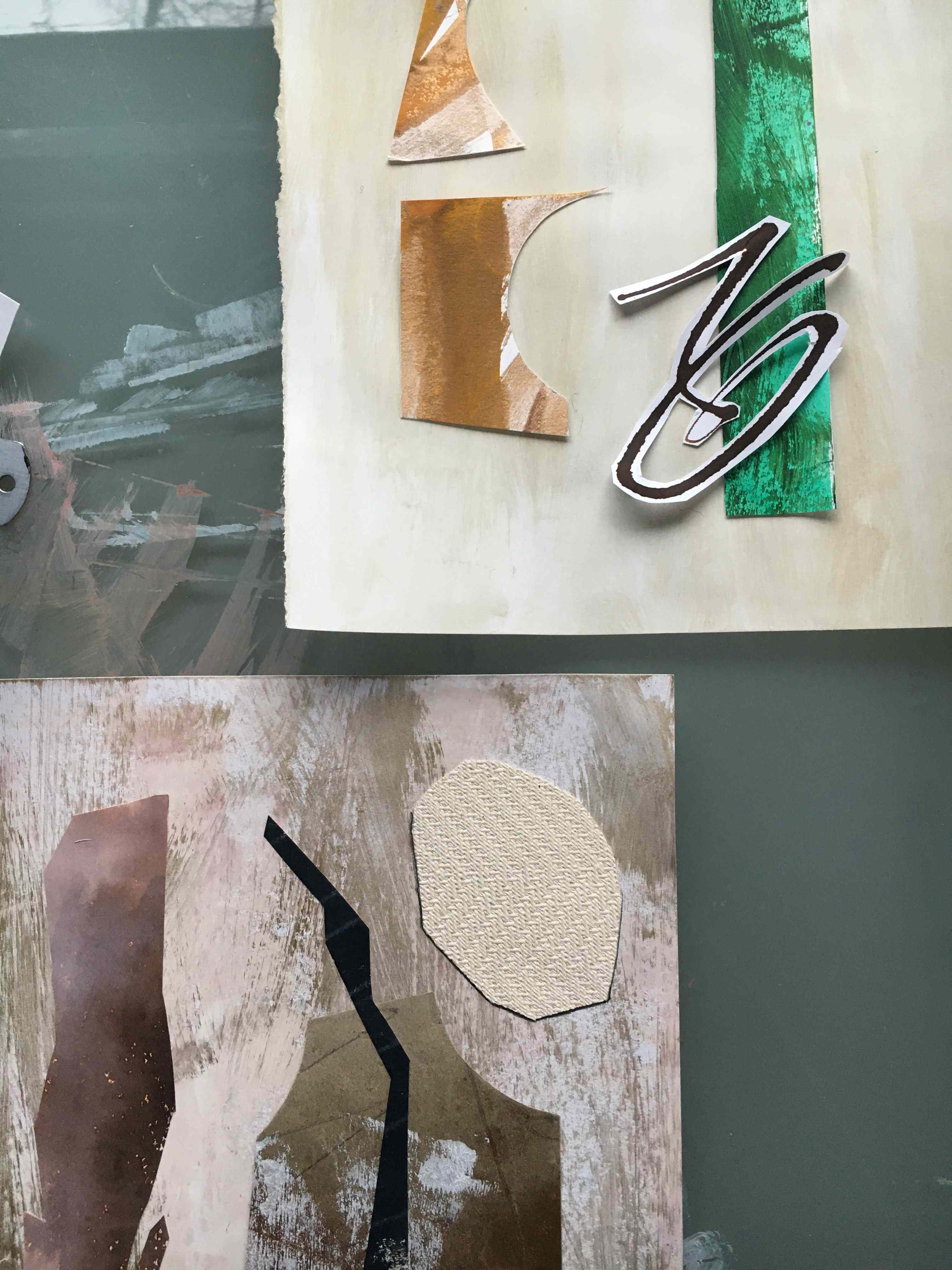 Two new collage works