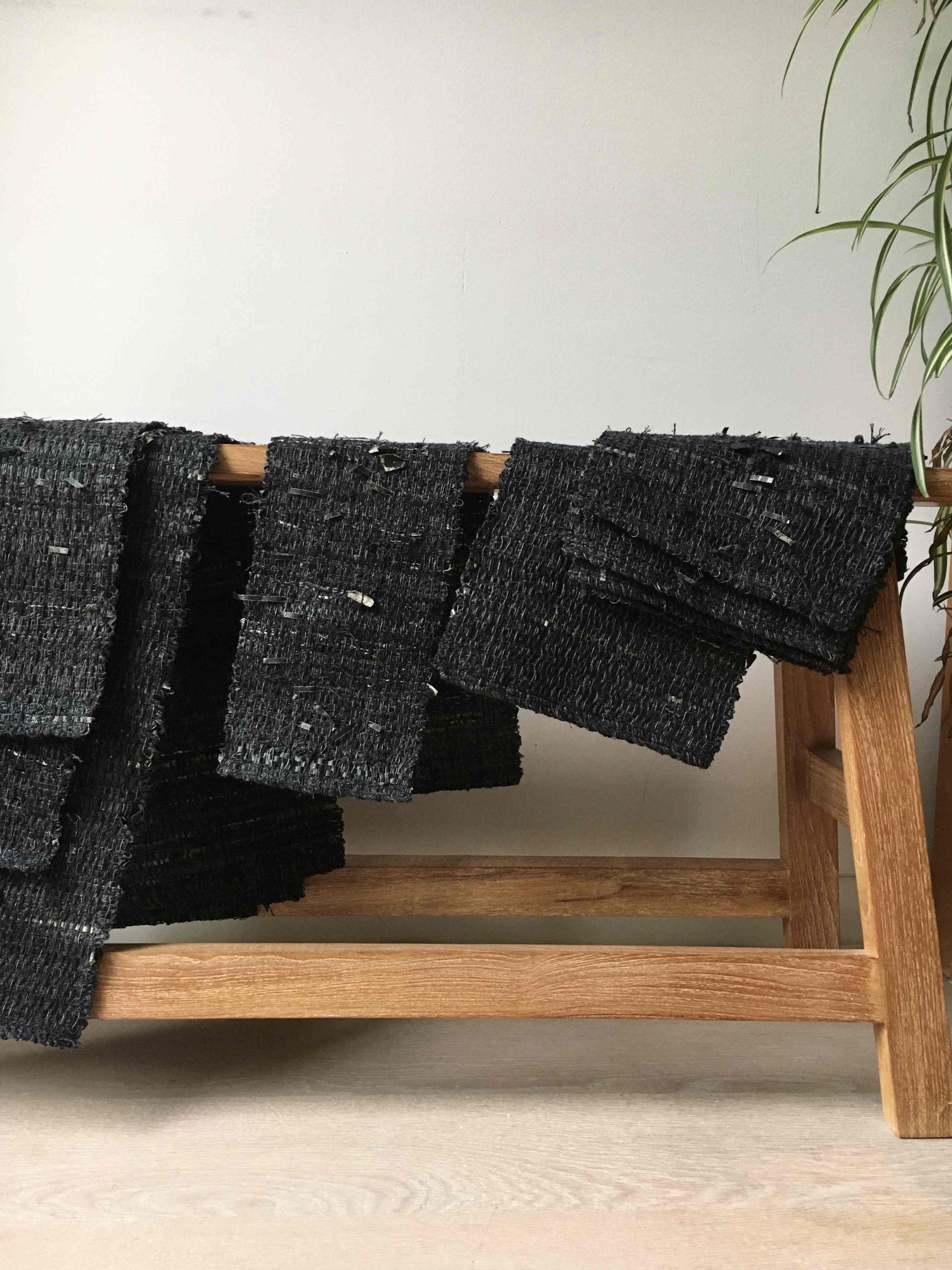 Wabi sabi pieces landscape on bench