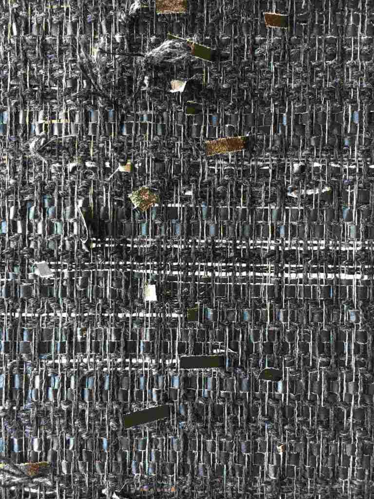 Wabi sabi weave on the loom
