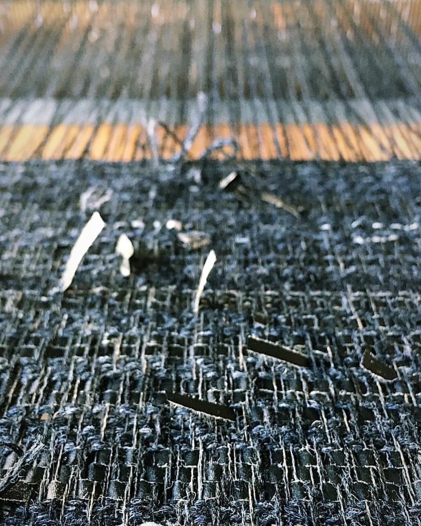 Wabi sabi work on the loom
