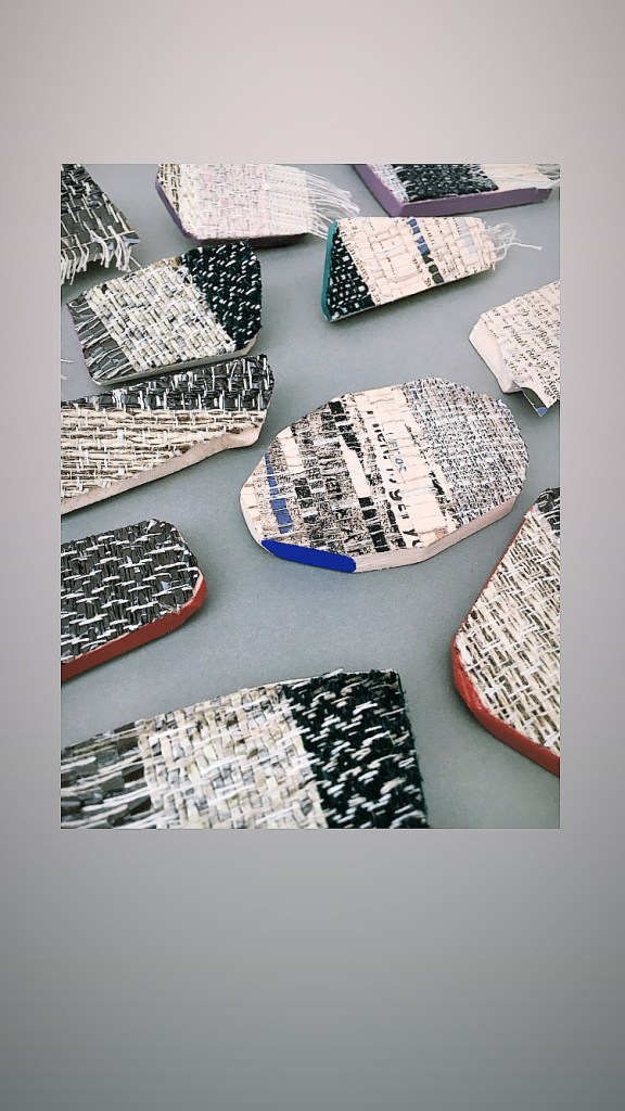 Experimental pieces on wood