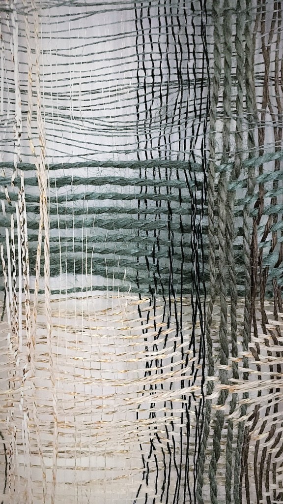 Detail of honeycomb weave