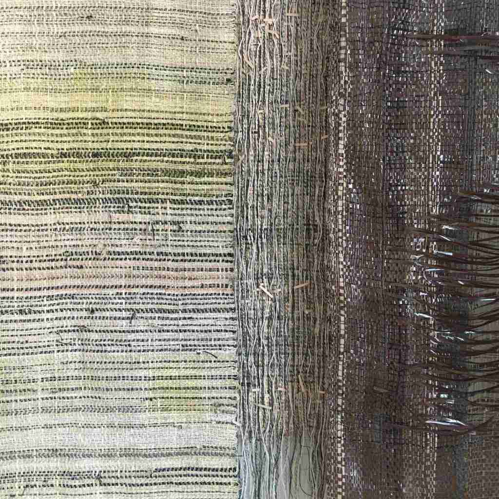 Zero waste weave of the loom