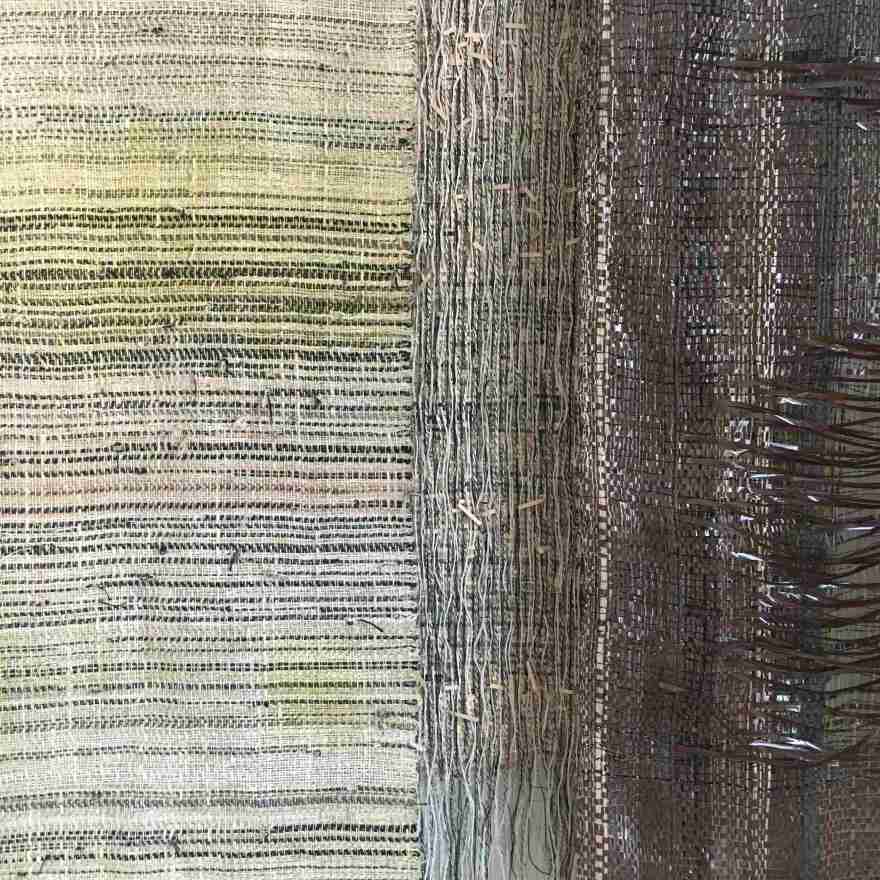 Zero waste weave of the loom