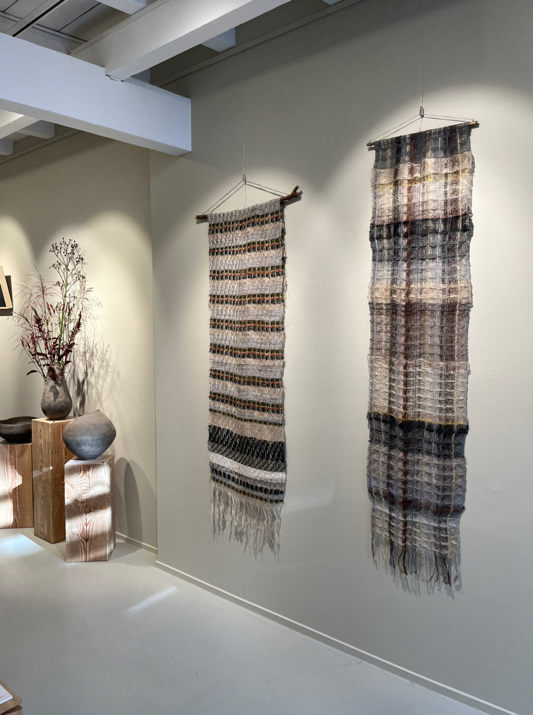 Wall hangings at Artipop