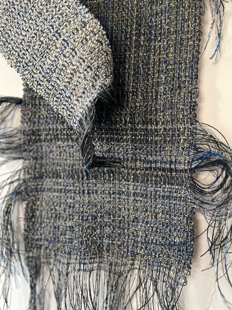 'Into the blue' three-dimensional wall art