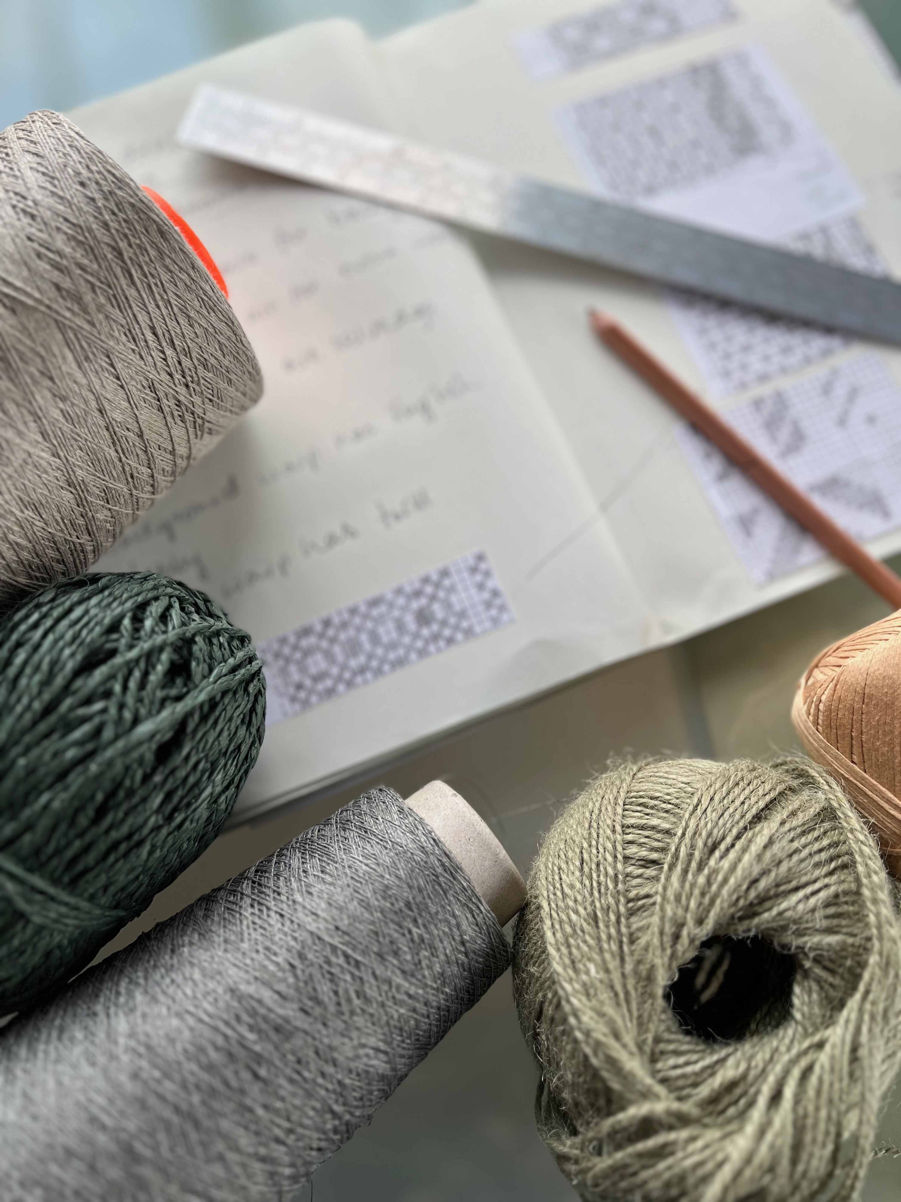 Weaving draft and yarns