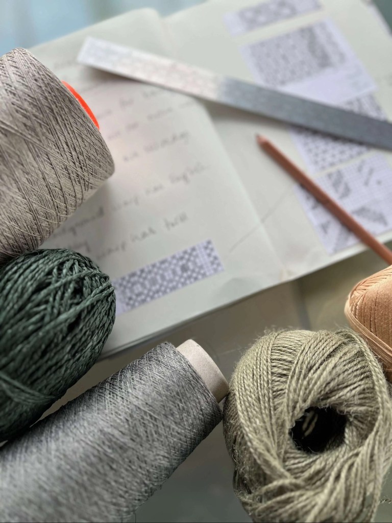 Weave drafts and yarns