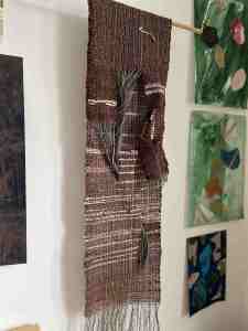 Earth colours wall hanging