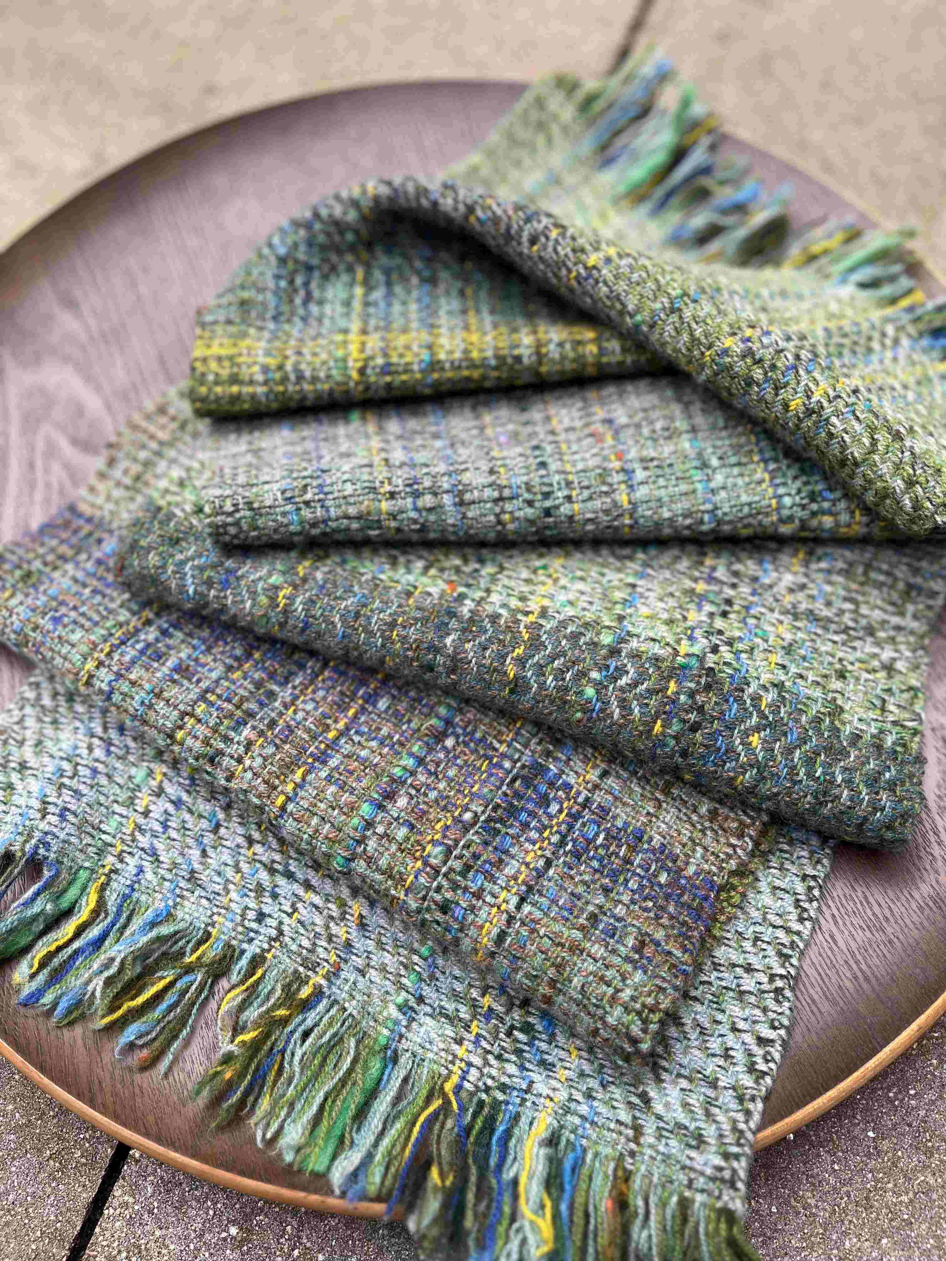 Scottish hillside inspired scarf