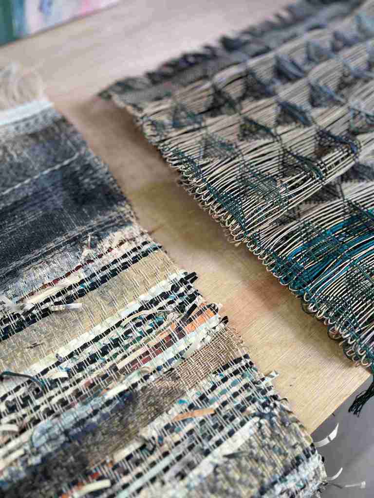 Woven paper samples