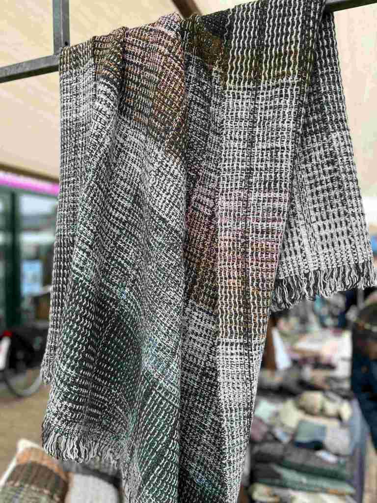 Handwoven throw