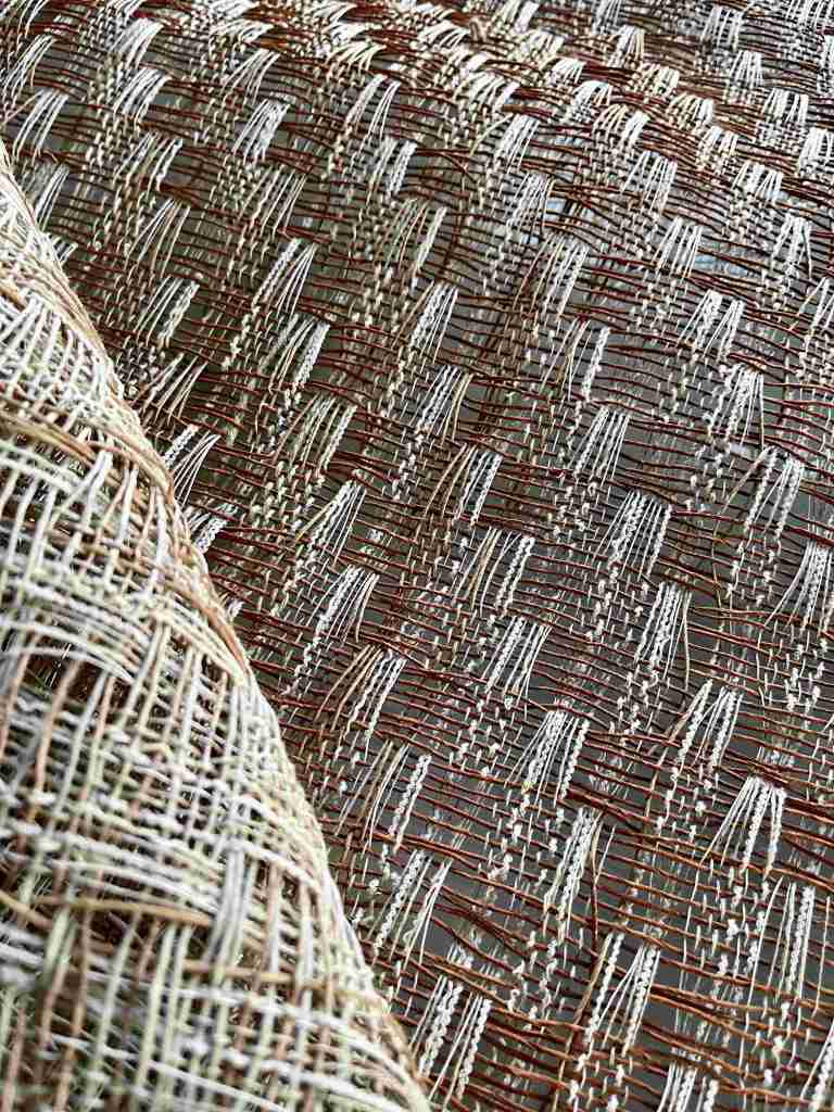 ELEMENTALS paper and linen wall hanging