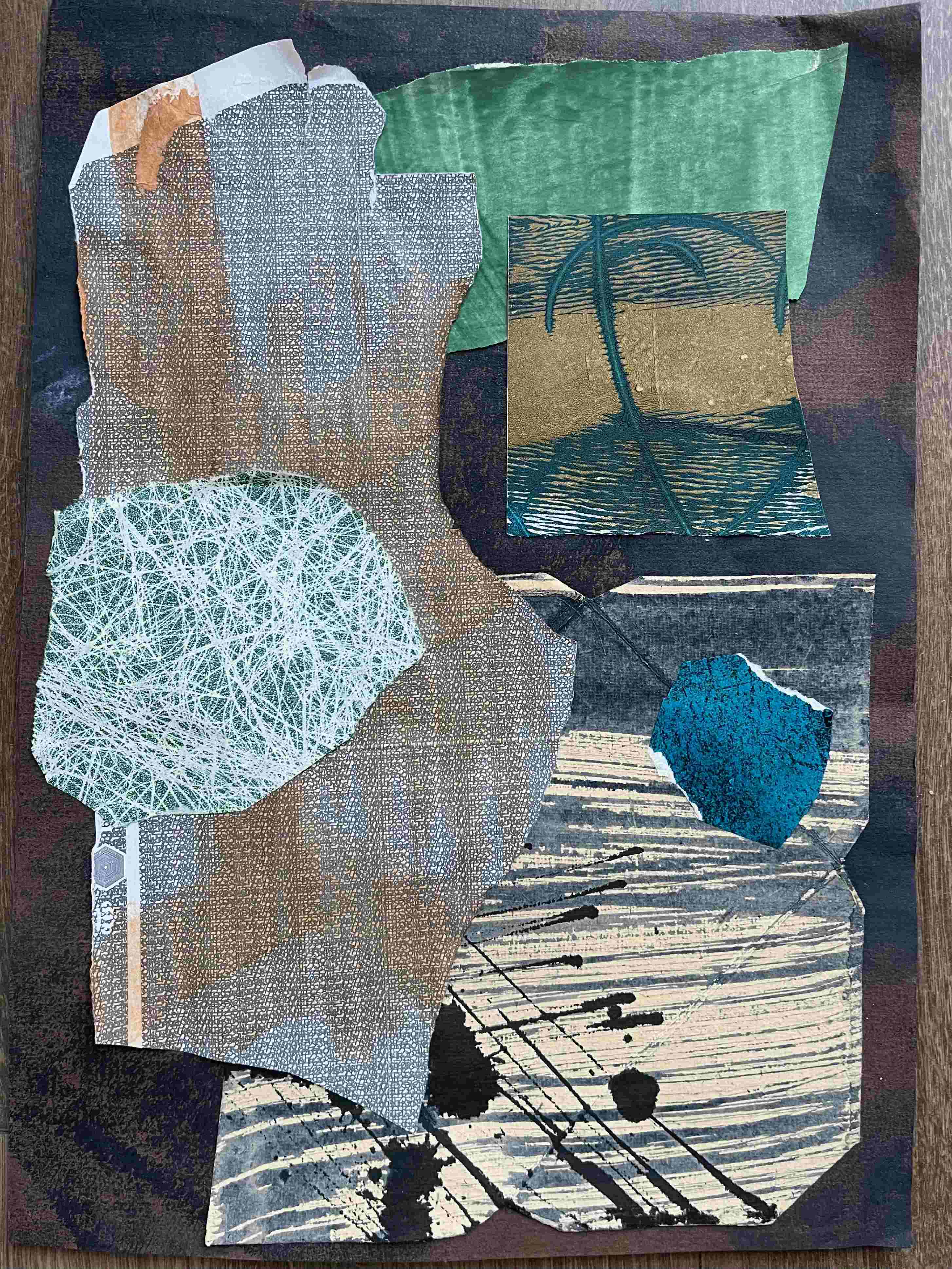 Mixed media collage as inspiration