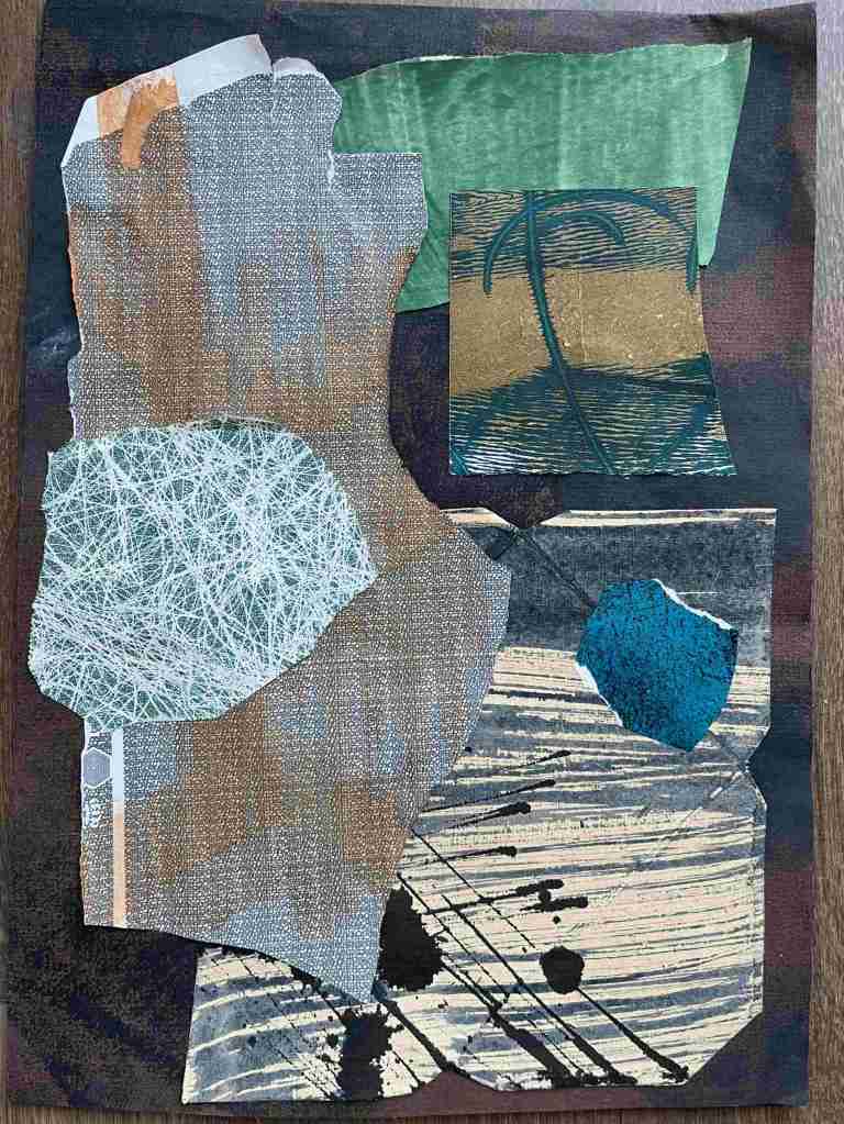 Mixed media collage as inspiration